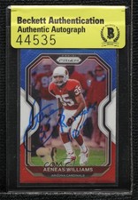 BAS 2020 Panini Prizm Red White & Blue Aeneas Williams #271 Authentic HOF 3c7
