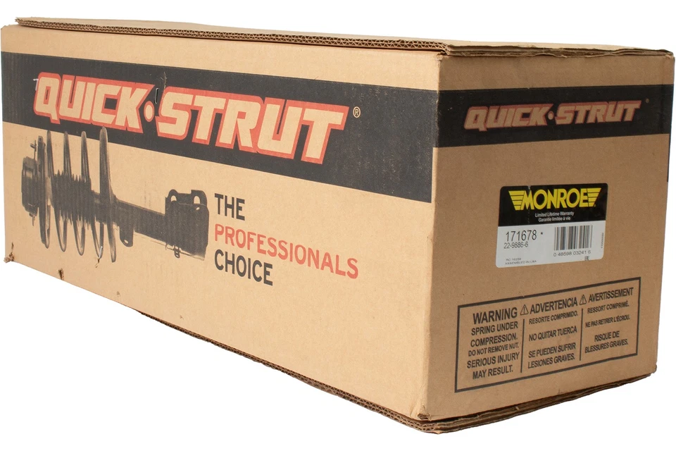 Monroe Front Right Quick Strut Assembly Fits 1999-2001 Toyota Camry Model 171678 - Изображение 3 из 4