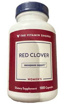 Lot of 3- Vitamin Shoppe Red Clover 430mg(Powder & extract) 100 Caps