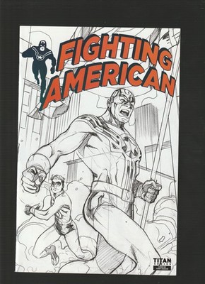 SDCC 2017 Titan Comics Fighting American #0 Exclusive Variant Cover