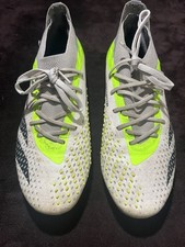Adidas Predator Accuracy.1 FG Soccer Cleats GZ0035 Men's Size US 7 White Black