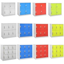 Schließfachschrank Stahl Fächerschrank Stahlschrank mehrere Auswahl vidaXL