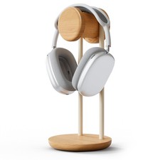 Fenge Headphone Stand with Storage Base Oak 11.3 Inch
