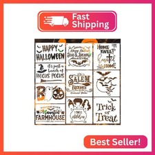 Halloween Stencils for Painting on Wood 12 x8 Large Halloween Stencil Boo Trick