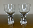 2 Kosta Boda Wine Glasses Glass Clear Limelight Göran Wärff 8.5 oz — photo 2