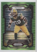2023 Panini Prizm Neon Green Pulsar Prizm David Bakhtiari #108 n1u