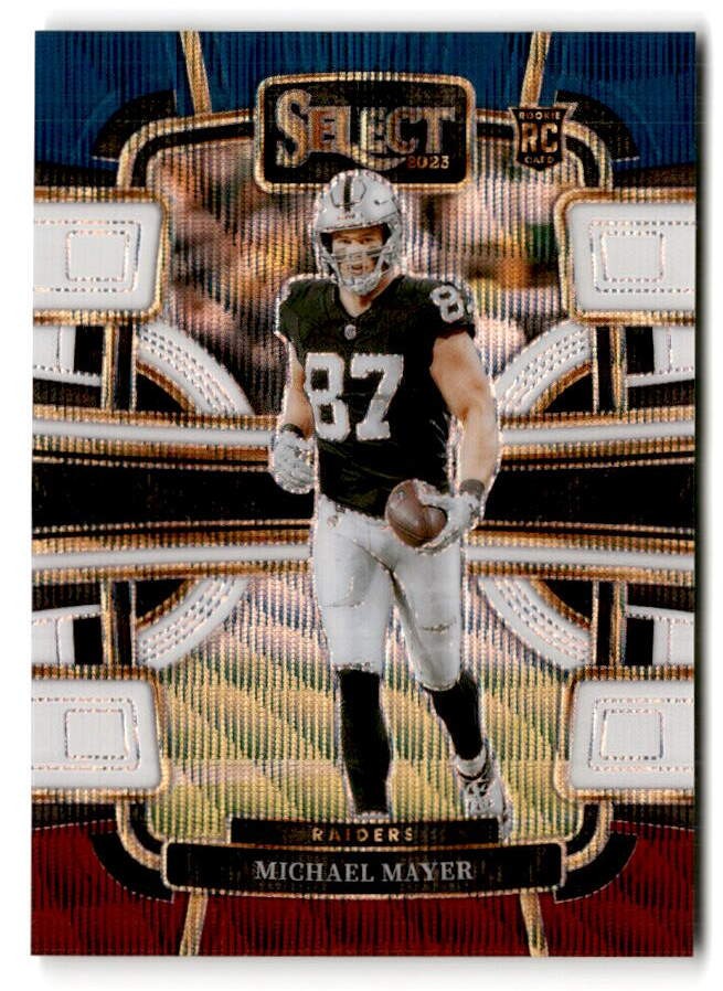2023 Panini Select #57 Michael Mayer Tri-Color Prizms #/259