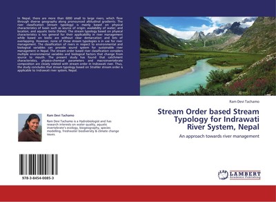 Stream Order based Stream Typology for Indrawati River System, Nepal Ram Devi Ta