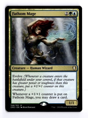 Fathom Mage 156 Commander Anthology Volume II R MTG LP