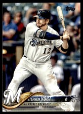 2018 Topps Stephen Vogt Milwaukee Brewers #438