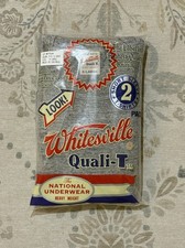 2-Pack Whitesville Quali-T Cotton T-Shirt Gray Made In Japan WV73544 XL