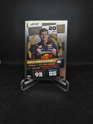 Max Verstappen 2022 Topps Turbo Attax ' 2021 Race Winner ' Foil Parallel #291
