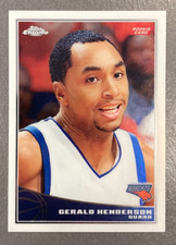 GERALD HENDERSON 2009-10 TOPPS CHROME ROOKIE 942/999