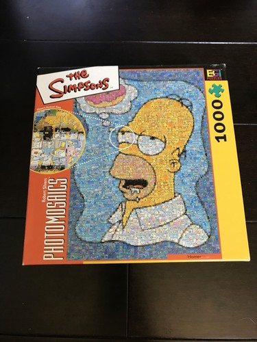 27.25x19.5 Inch Puzzle Simpsons Photomosaics Jigsaw Puzzle - 1000