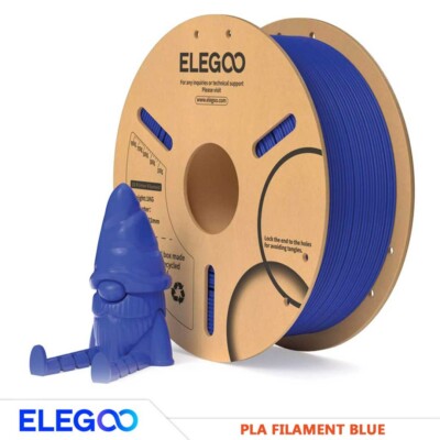 ELEGOO PLA Filament für FDM/FFF 3D Drucker Material 1KG Spule - Hochwertig - Blau