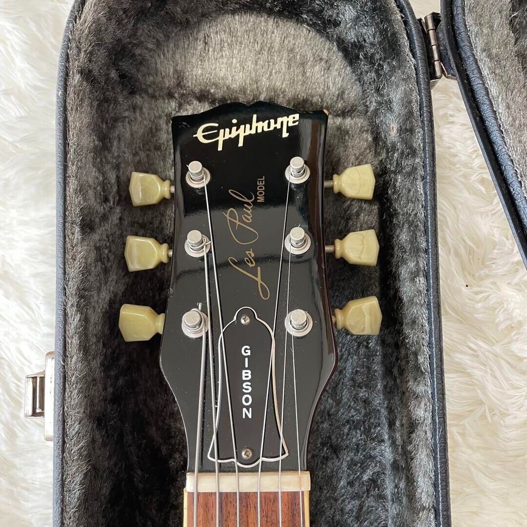 EPIPHONE Les Paul Standard Sunburst Electric Guitar Used w EPIPHONE Les Paul Standard Sunburst Electric Guitar Used w