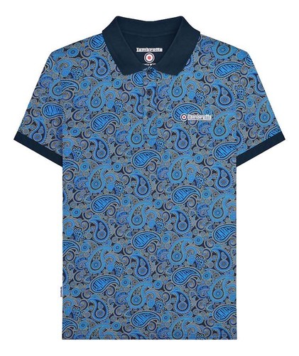Polo Para Hombres Lambretta Clásico Estampado Paisley Mod Retro Ska Informal Tallas M a 4XL - Imagen 35 de 81