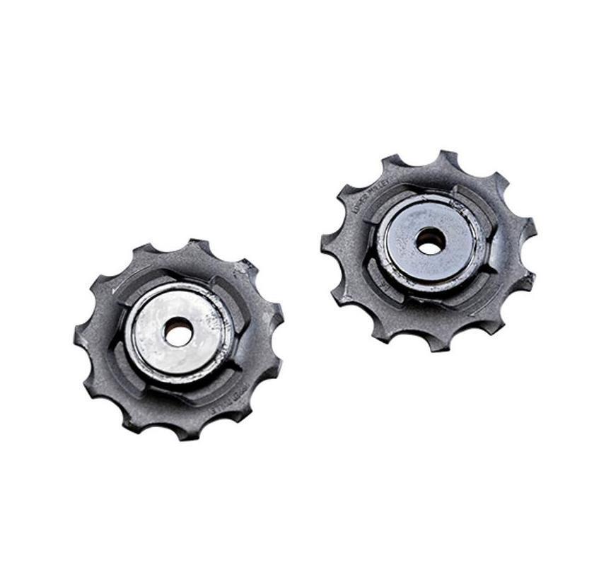 Galet derailleur x9/x7 type 2x10v jeu de galets de rechange noirs en nylon