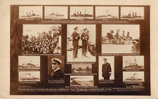 Carte Postale Navy WWI Zeebrugge Ostend The Great Raid Multi Vue (Non Oblitérée)