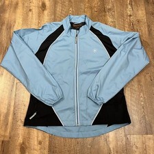 Ariat Windbreaker Jacket Women's S Full Zip Blue Equestrian Softshell Rain