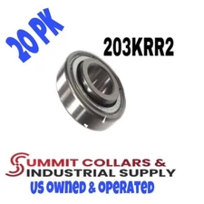 (20) 203KRR2  .640" PREMIUM  SEALED AGRICULTURE BEARING JD9214 203RRAR10