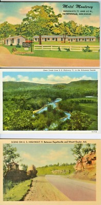 Fayetteville AR Three Piece  Collector's Set