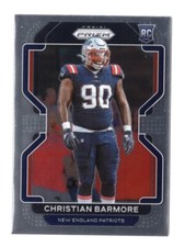 Football Card - 2021 Christian Barmore 388 - New England Patriots Prizm RC