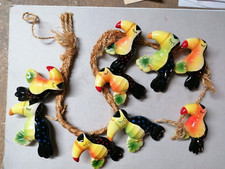 TUCANI ESOTICI DIPINTI IN CERAMICA ACCETTO PROPOSTE