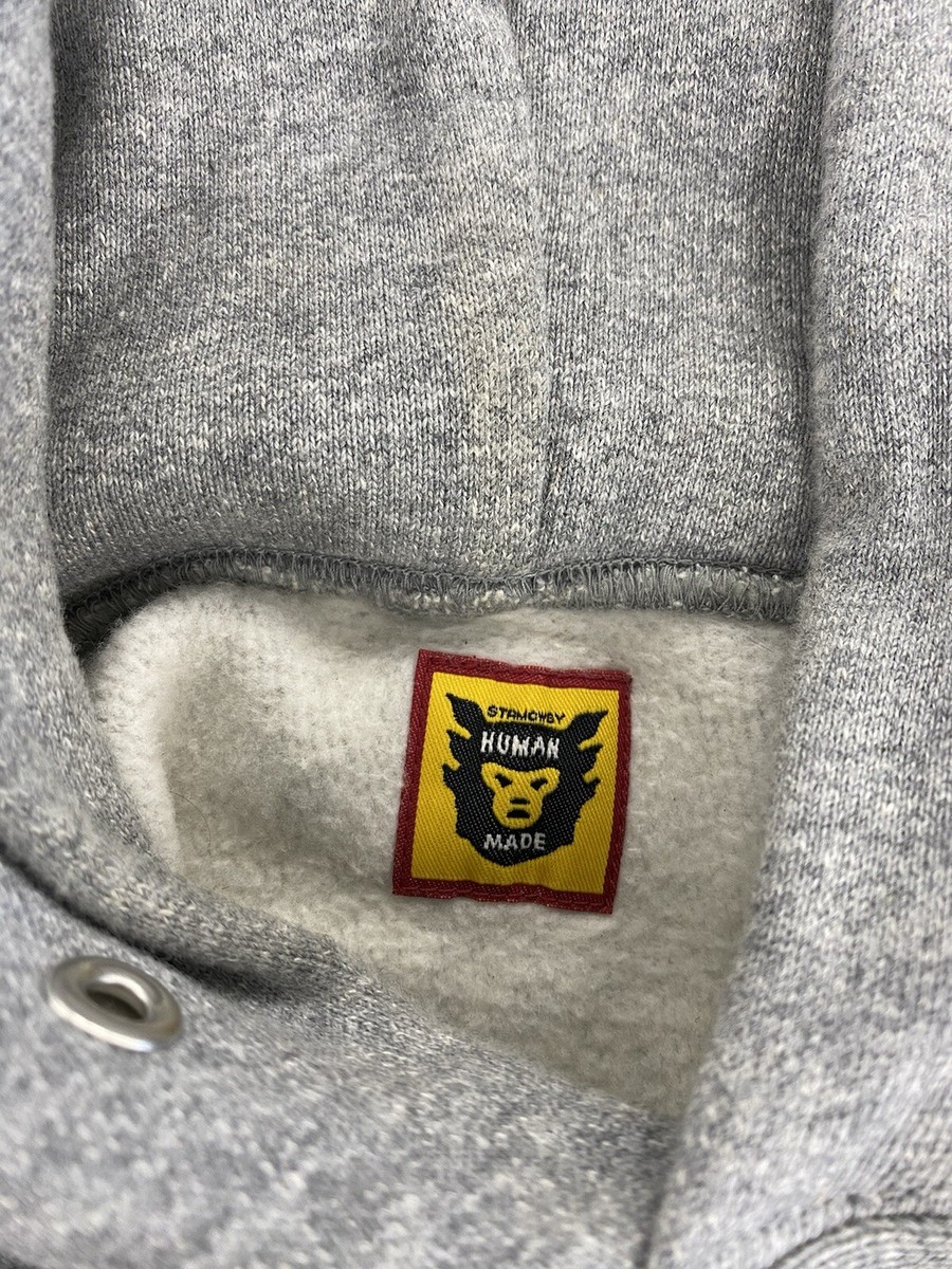 Human Made X Kaws Polar Bear Hoodie Grey Medium Pizza Human Made X Kaws Polar Bear Hoodie Grey Medium Pizza