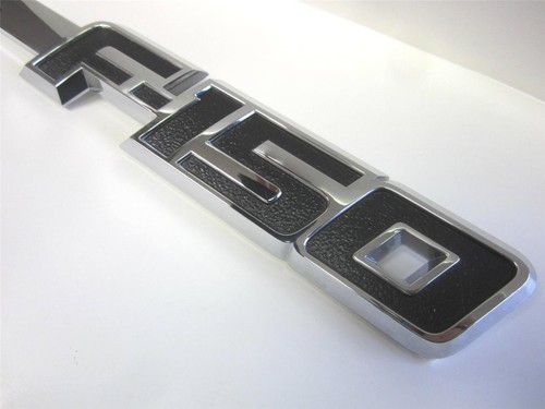 1 OEM Ford F-150 XL Chrome & Black Emblem Badge Logo Decal LH Driver Side Fender - Picture 2 of 7