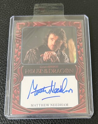 2024 Rittenhouse House of the Dragon Matthew Needham as Larys Strong Autograph