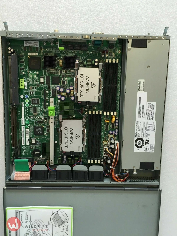 Sun Fire V210, 2x 1.06GHz, 2GB, 1x 73GB, PSU, Rackmount Kit - Image 4 of 4