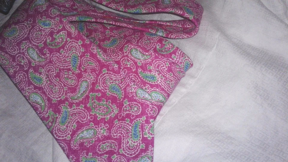 Галстук льняной KITON Napoli ручной работы в Италии - Изображение 3 из 4