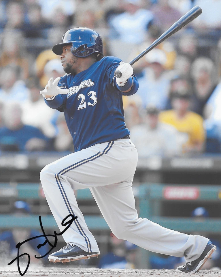 Rickie Weeks Signed 8x10 Photo Proof COA Milwaukee Brewers Baseball Autographed - Image 2 of 2