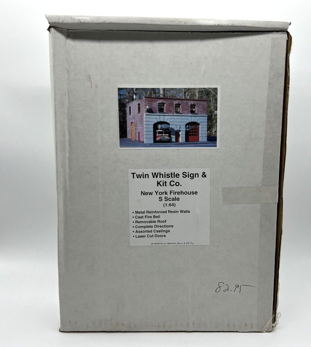 Twin Whistle Sign & Kit Co 164 New York Firehouse S Scale eBay