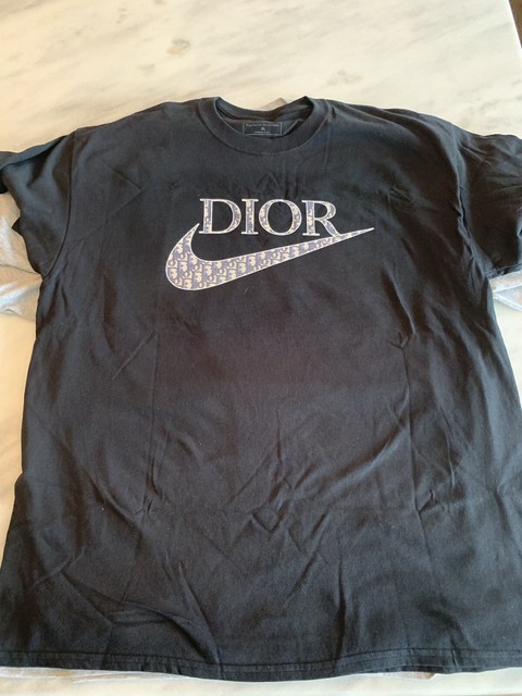 Nike-DIOR Black T-Shirt | eBay