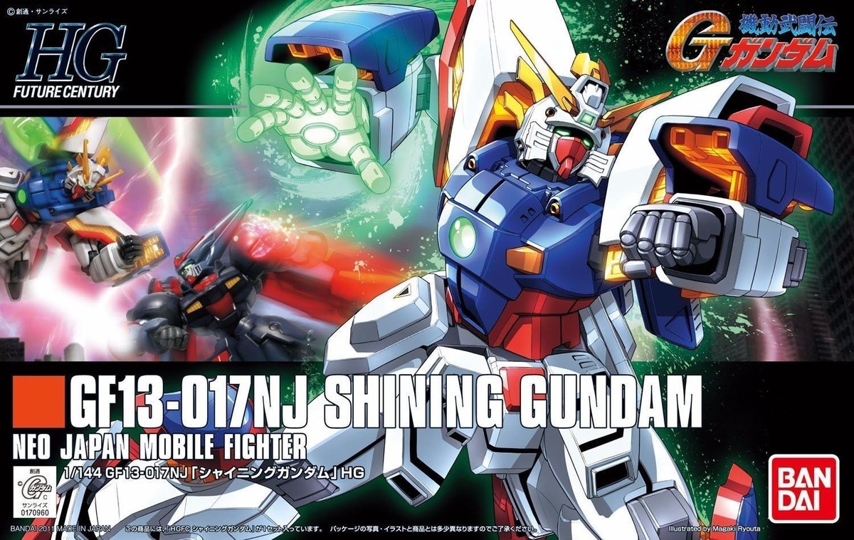 BANDAI HGFC 1/144 GF13-017NJ SHINING GUNDAM Plastic Model Kit G