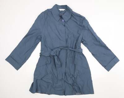 Selective Damenjacke blau Größe 14 geknöpft