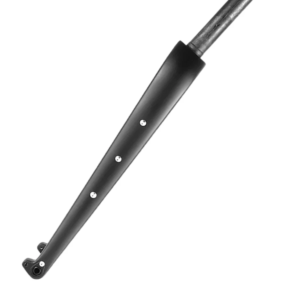 700C Carbon fiber Road CX Gravel Bike Fork 1 1/8 Flat mount Disc Brake Fork - Image 3 of 4