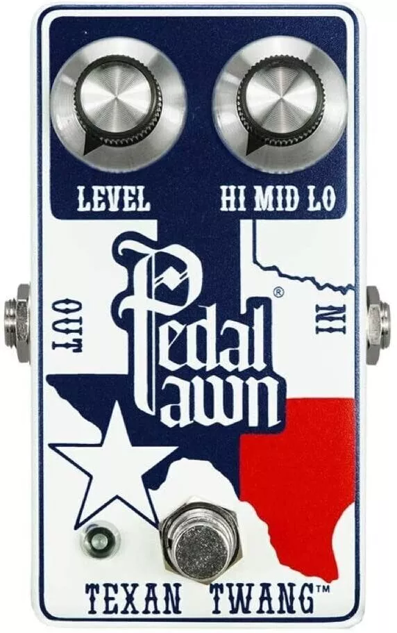 Pedal Pawn TEXAN TWANG Guitar Effects Pedal Custom Boost Over