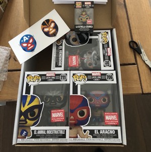 corps funko lucha libre collector marvel vinyl pop box