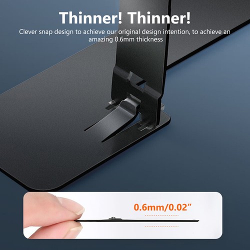 2X Support Mini Support Béquille Métallique Téléphone Portable pour iPhone 13 16 Pro Max Samsung - Photo 10 sur 10