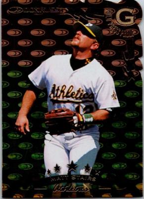 MATT STAIRS 1998 Donruss Gold Press Proof #50 1 of 500 ($0.75 MAX SHIP)