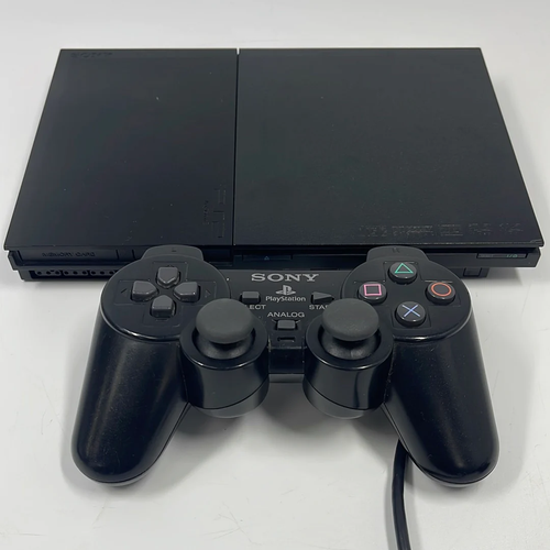 Sony PlayStation 2 Slim PS2 Black Console Gaming System SCPH90001 eBay