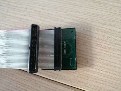 Cable Flex Button Internal Ultra320 SCSI HP FOXCONN 350141-001 140cm Terminator - Photo 3/5