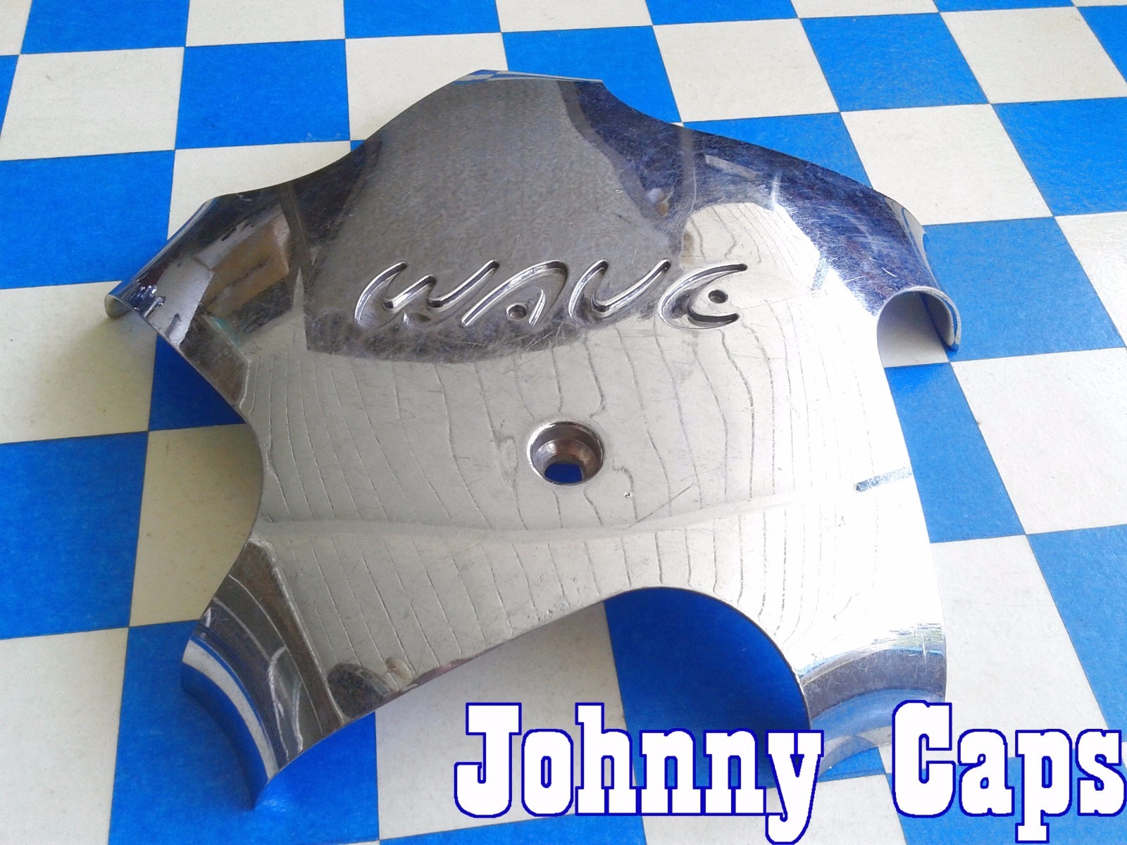 WAVE Wheels [40] CHROME Center Caps # C0P39C, A123 Custom Wheel Center Cap (1)