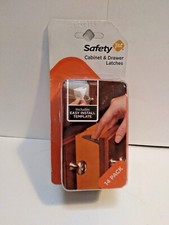 Safety 1st 14 Pack Wide Grip Cabinet Locks  Drawer Latches Child Proof HS204