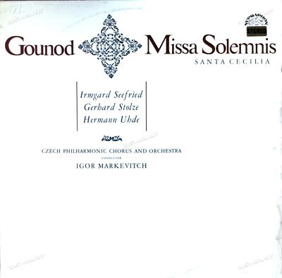 Gounod - Seefried, Stolze, Uhde - Missa Solemnis Santa Cecilia LP (VG/VG) .