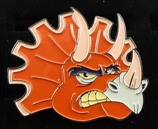 Lapel Pin: TRICERATOPS DINOSAUR - c2021 Viacom International Inc.  2 Inch