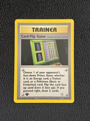 pokemon trading card game neo genesis Pokemon: Cold Fusion Theme Deck *See Pictures for Condition* Goldenrod Game Corner Pokmon TCG, Card-Flip Game, Neo